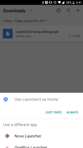 Hit-Home-to-Select-Launcher