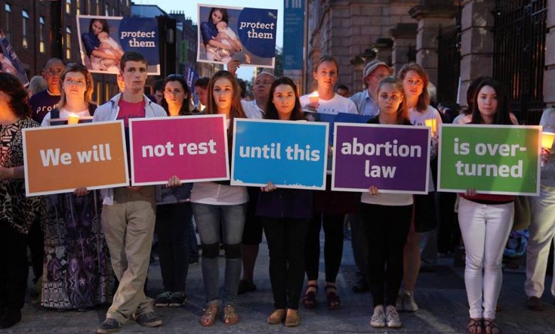 Ireland Thousands of people marched in Ireland against abortion ban
