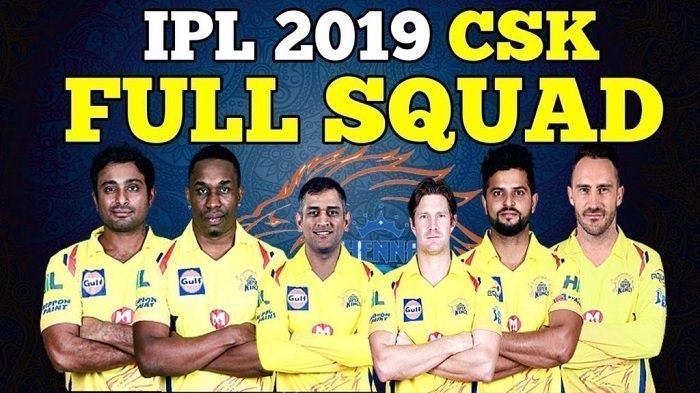 csk squad 2019