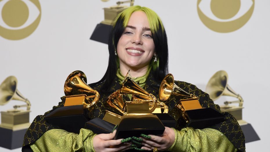 Billie Eilish creates history with 2020 Grammys