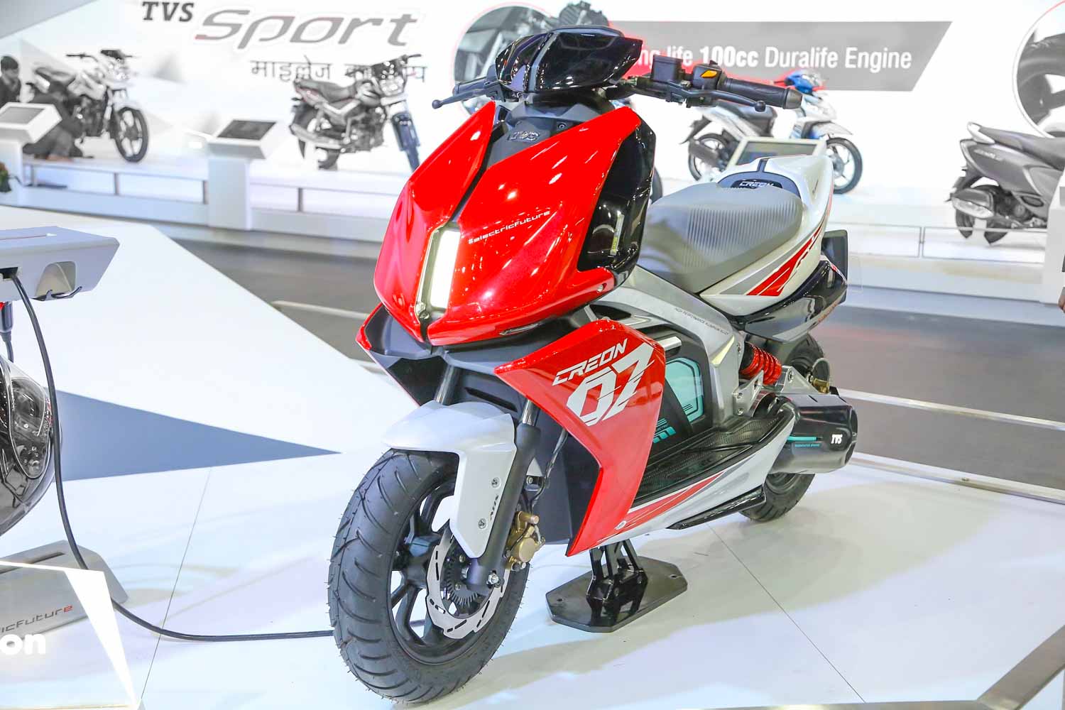 TVS electric scooter