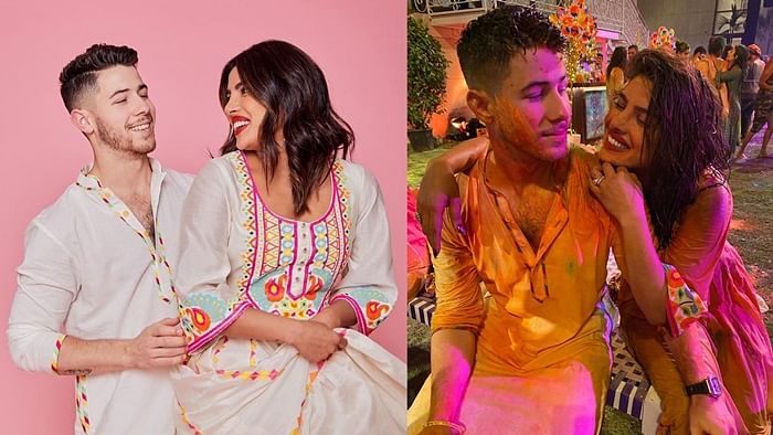 Nick celebrates the first holi with Priyanka at his second home, India