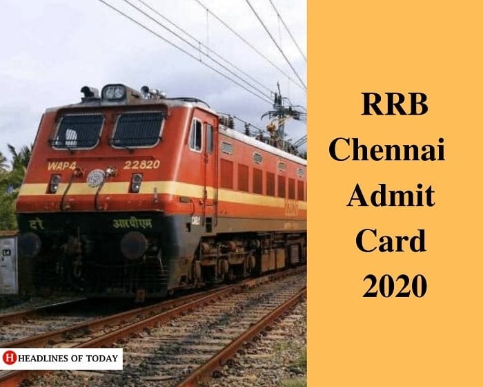 RRB Chennai NTPC Admit Card