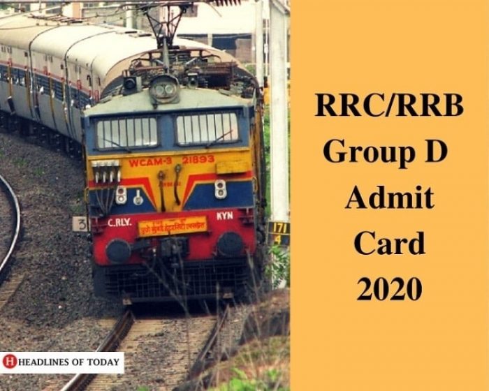 RRC RRB Group D Admit Card