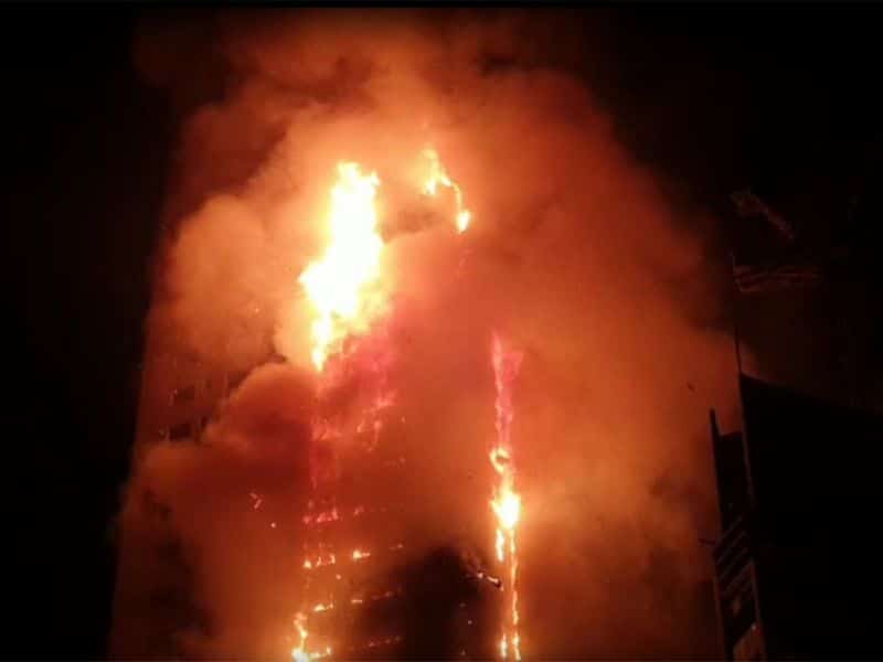 Fire-in-Sharjah-residential-tower